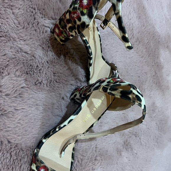 Madden Girl Leopard heeled sandals - Picture 3 of 5